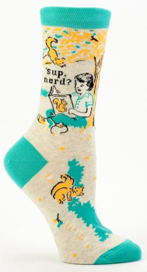 Sup Nerd Women's Crew Socks