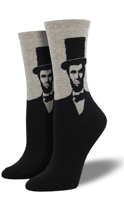 Abraham Lincoln Women's Crew Socks