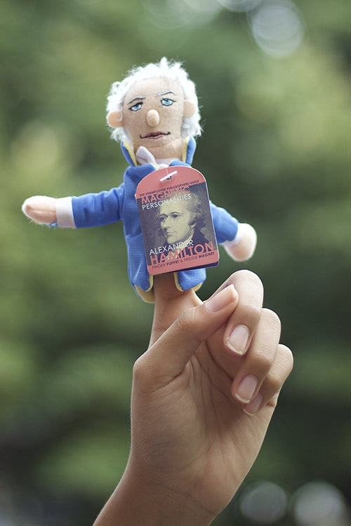 Alexander Hamilton Magnetic Personality Finger Puppet